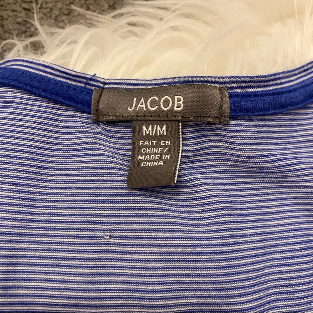 Jacob Women's Light Blue Short Sleeve Top - Picture 3 of 6